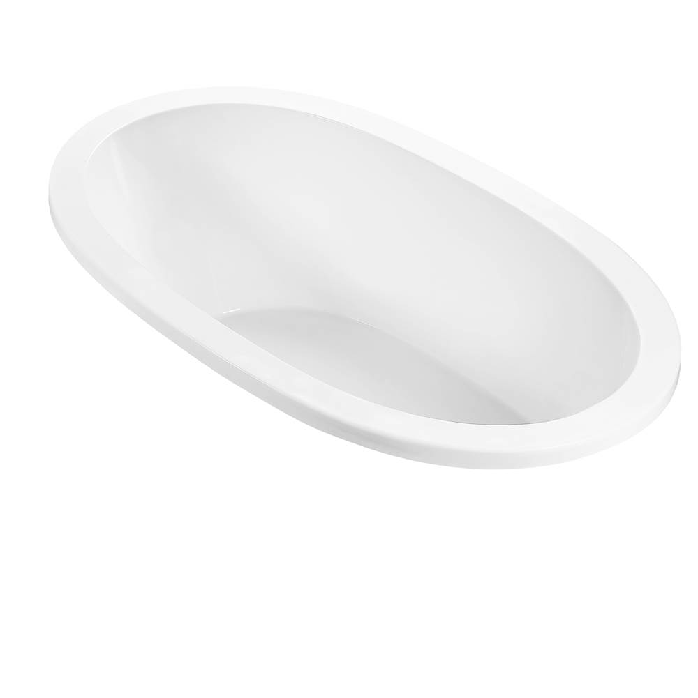 Henry Kitchen and BathMTI BathsAdena 4 Acrylic Cxl Drop In Air Bath Elite/Stream - White (72.5X36.375)