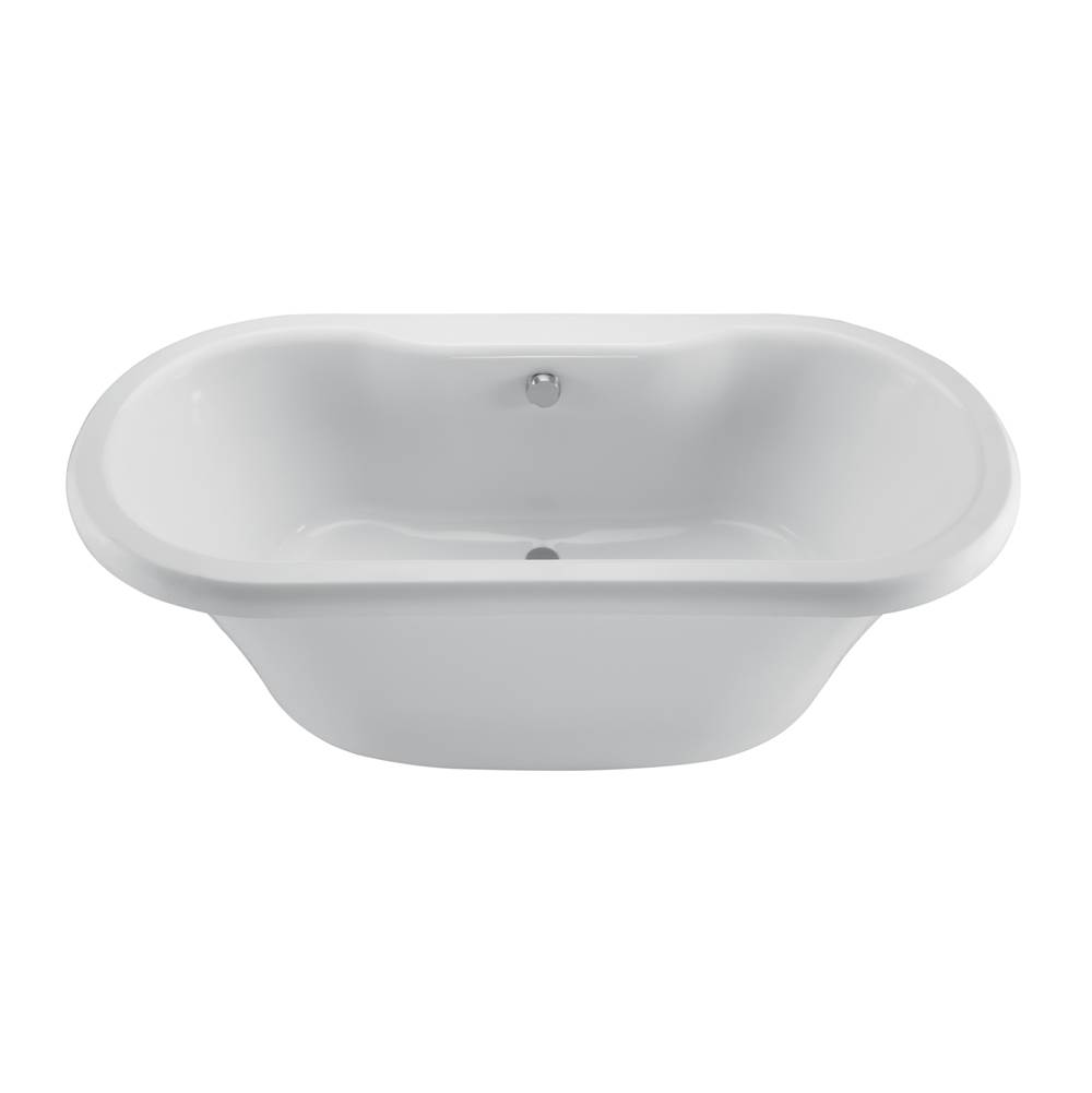 Henry Kitchen and BathMTI BathsMelinda 6 Acrylic Cxl Freestanding Faucet Deck Soaker - White (71.625X35.5)