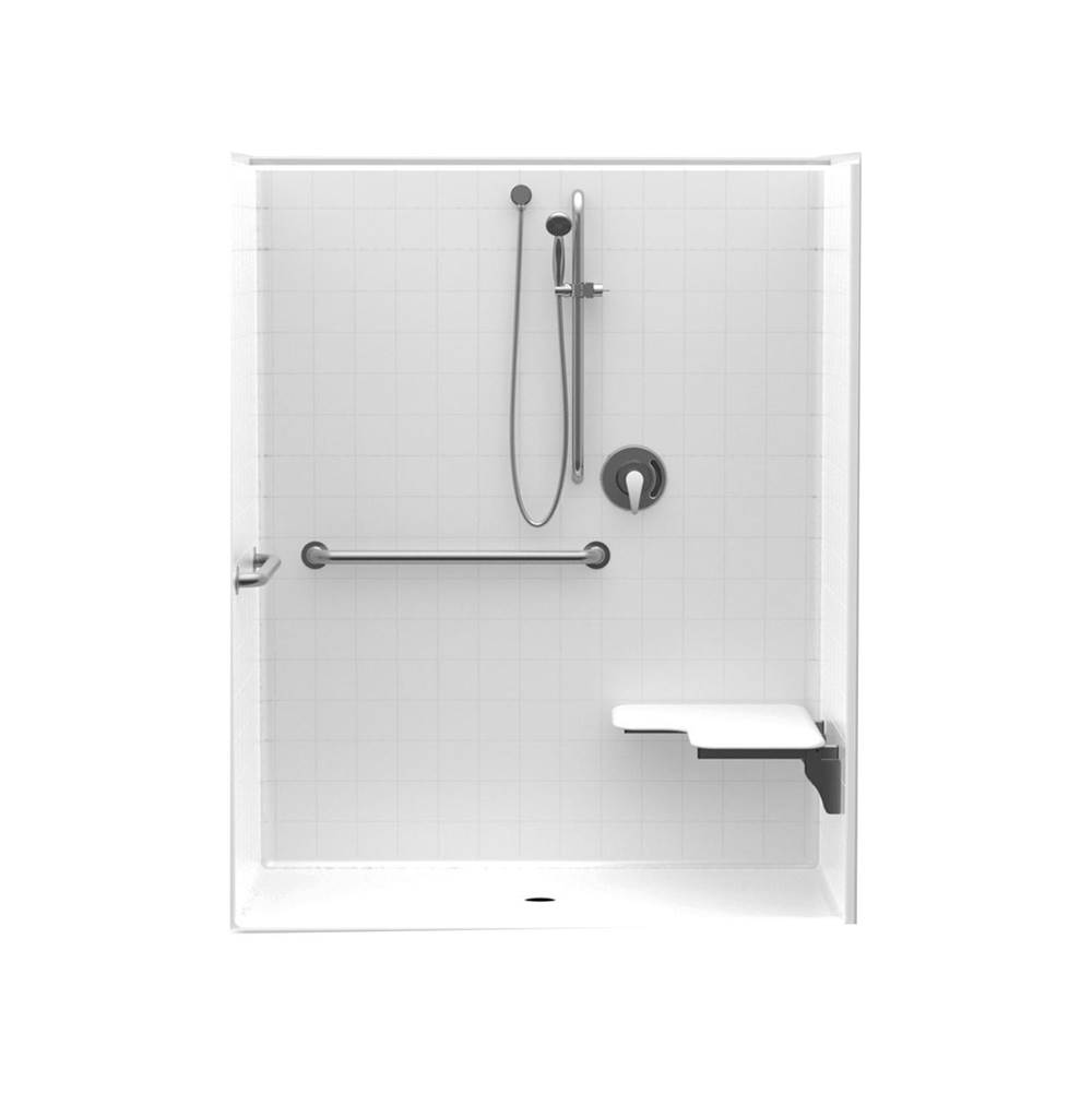 Aquatic Alcove Shower Enclosures item AC003562-X2LBSL-WH