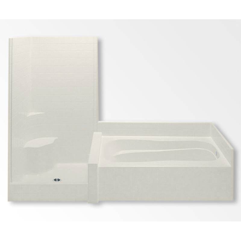 Aquatic Tub And Shower Suites Whirlpool Bathtubs item AC003449-L-WPV-BI