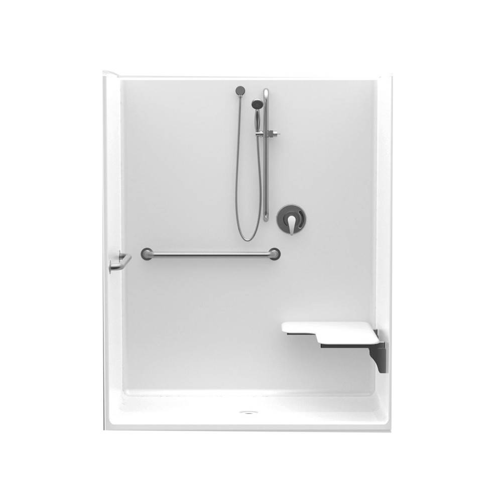 Aquatic Alcove Shower Enclosures item AC003548-X2LBSR-WH