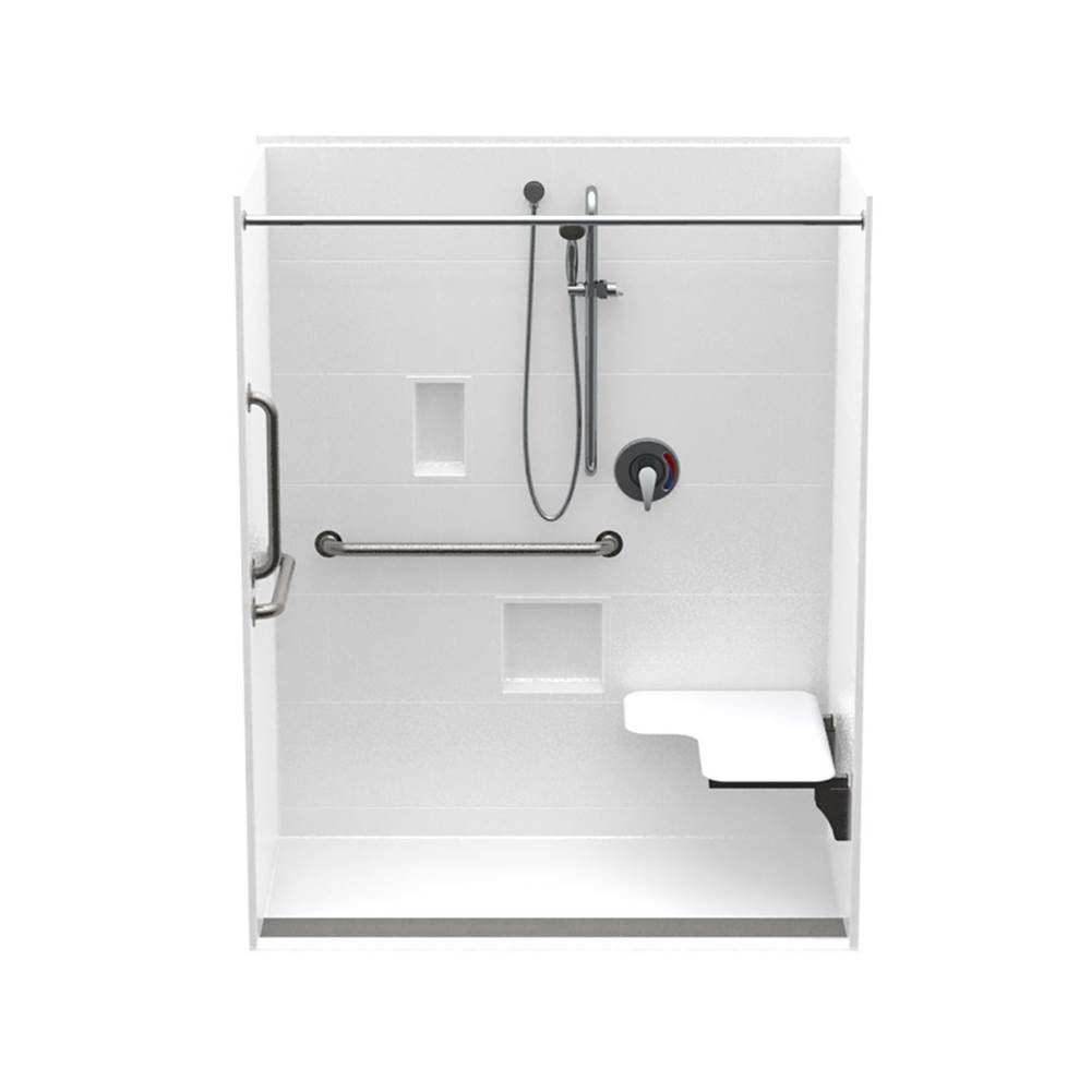 Aquatic Alcove Shower Enclosures item AC003690-X3UB-WH
