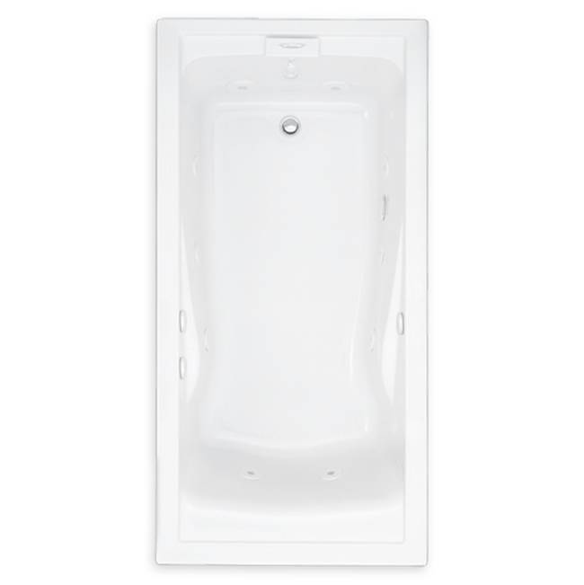 Henry Kitchen and BathAmerican StandardEvolution® 72 x 36-Inch Deep Soak® Drop-In Bathtub With EverClean® Hydromassage System