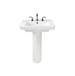 American Standard - 0641100.020 - Complete Pedestal Bathroom Sinks