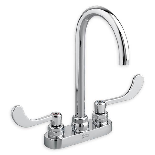Henry Kitchen and BathAmerican StandardMonterrey® 4-Inch Centerset Gooseneck Faucet With Wrist Blade Handles 1.5 gpm/5.7 Lpm Laminar Flow in Spout Base