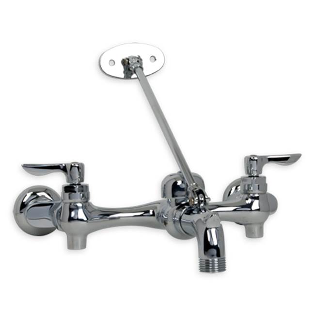 Henry Kitchen and BathAmerican StandardTop Brace Wall-Mount Service Sink Faucet With 6-Inch Vacuum Breaker Spout and Offset Shanks