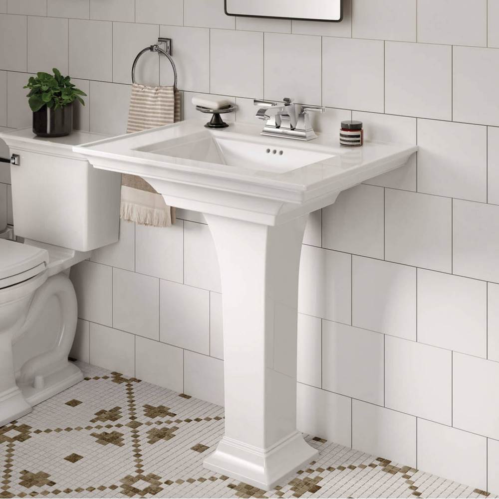 Henry Kitchen and BathAmerican StandardTown Square® S 4-Inch Centerset Pedestal Sink Top and Leg Combination