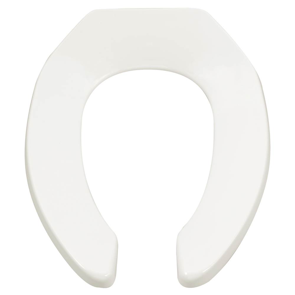 Henry Kitchen and BathAmerican StandardCommercial Heavy Duty Open Front Elongated Toilet Seat Wth EverClean® Surface