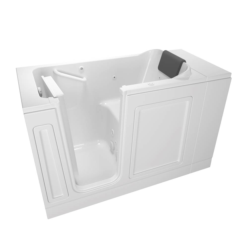 Henry Kitchen and BathAmerican StandardAcrylic Luxury Series 28 x 48-Inch Walk-in Tub With Whirlpool System - Left-Hand Drain
