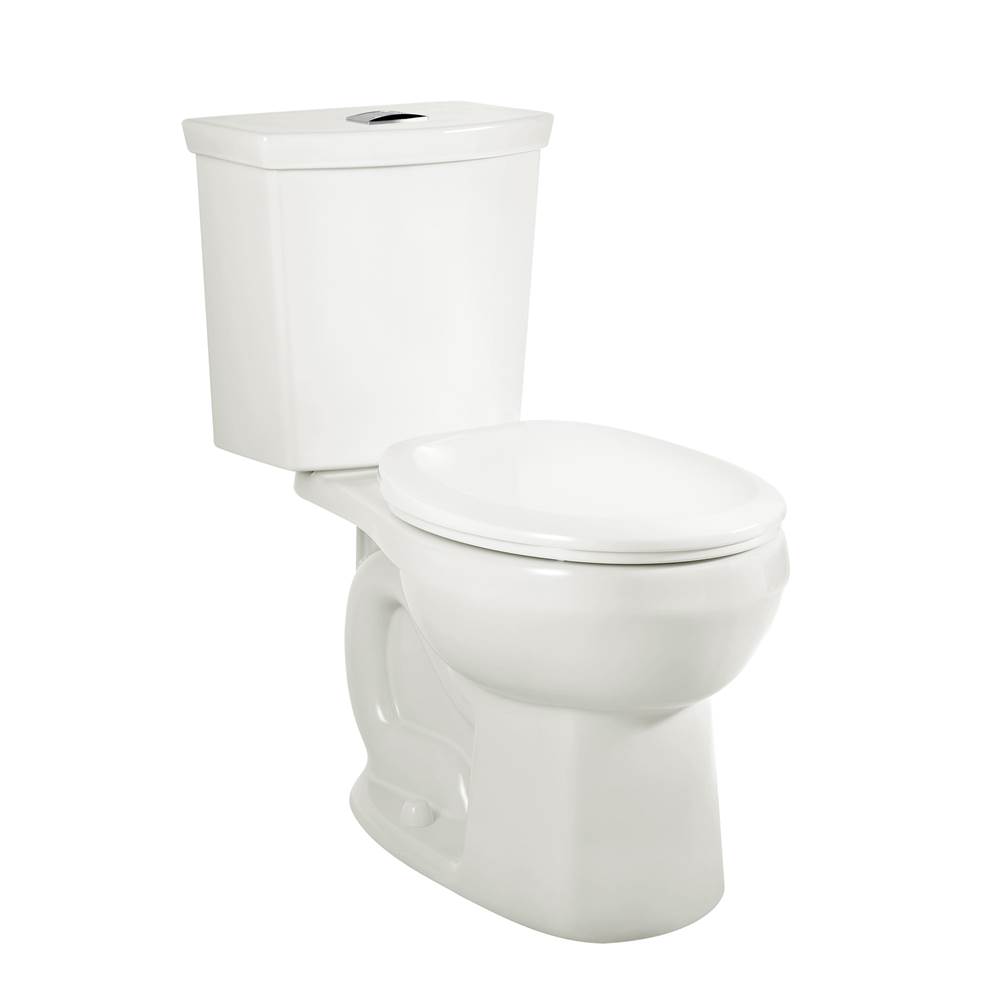 Henry Kitchen and BathAmerican StandardH2Option® Two-Piece Dual Flush 1.28 gpf/4.8 Lpf and 0.92 gpf/3.5 Lpf Standard Height Round Front Toilet With Liner Less Seat