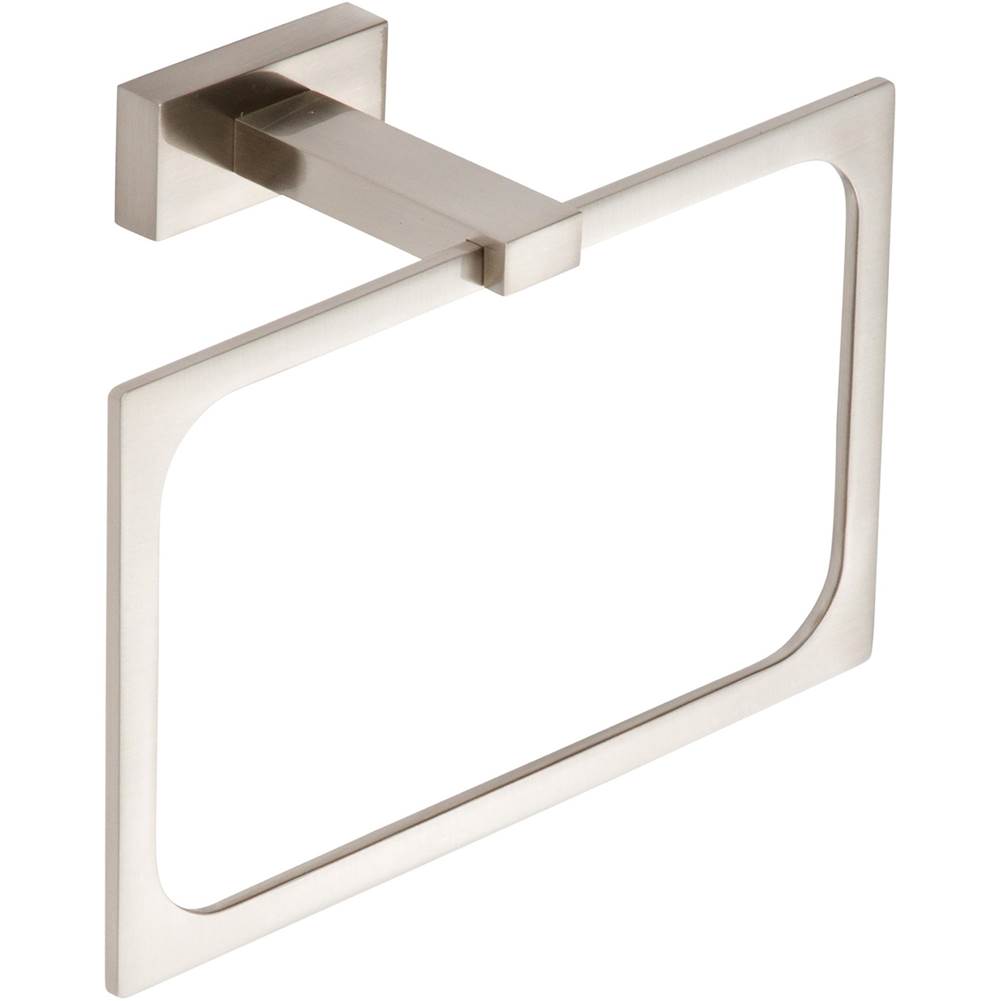 Henry Kitchen and BathAtlasAxel Bath Towel Ring  Brushed Nickel