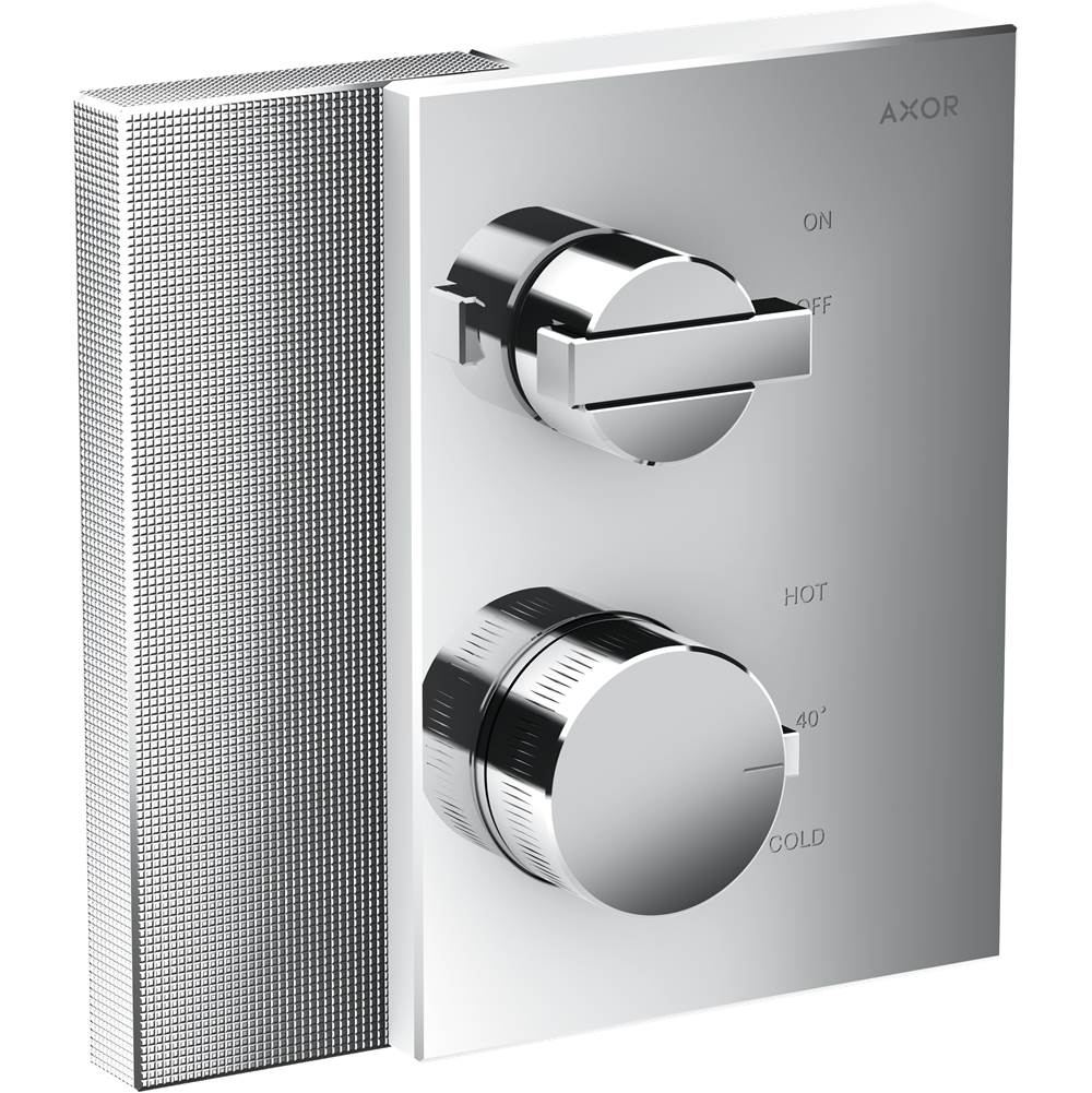 Henry Kitchen and BathAxorEdge Thermostatic Trim with Volume Control - Diamond Cut in Chrome