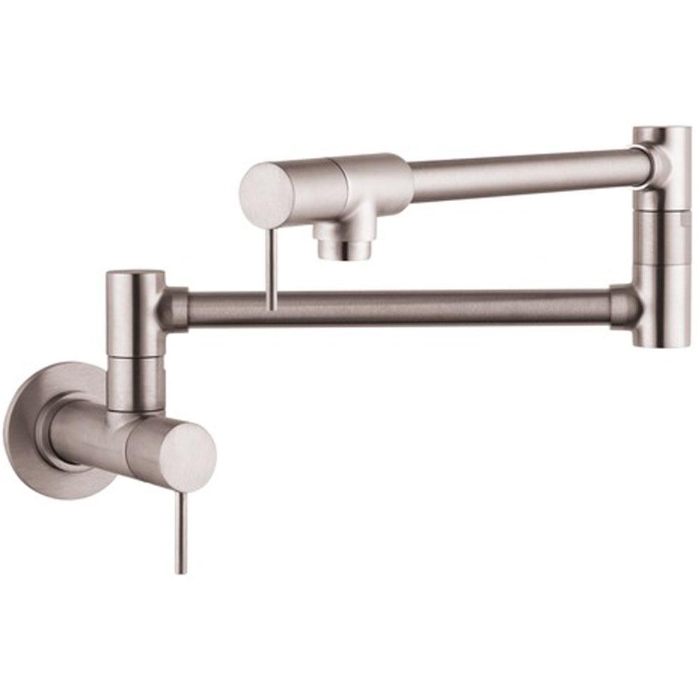 Henry Kitchen and BathAxorStarck Pot Filler, Wall-Mounted in Steel Optic