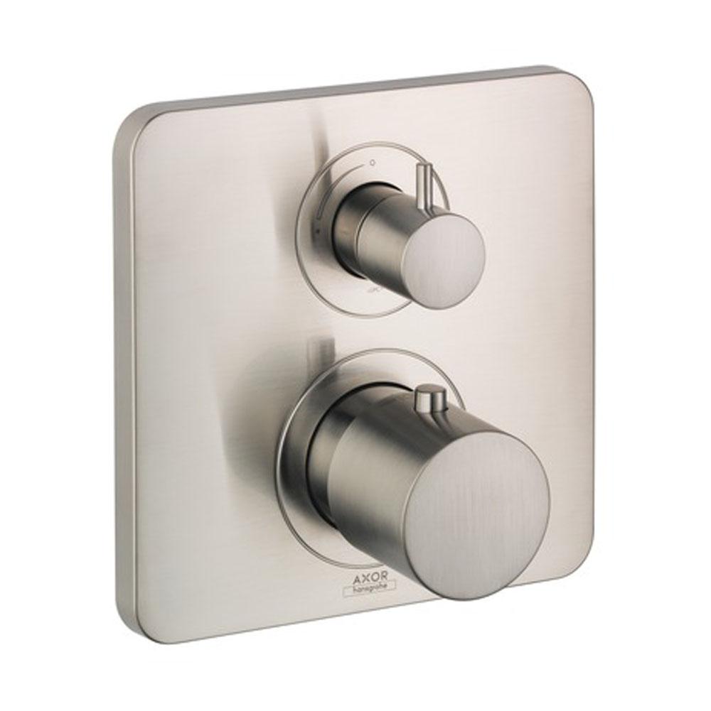 Henry Kitchen and BathAxorCitterio M Thermostatic Trim with Volume Control in Brushed Nickel