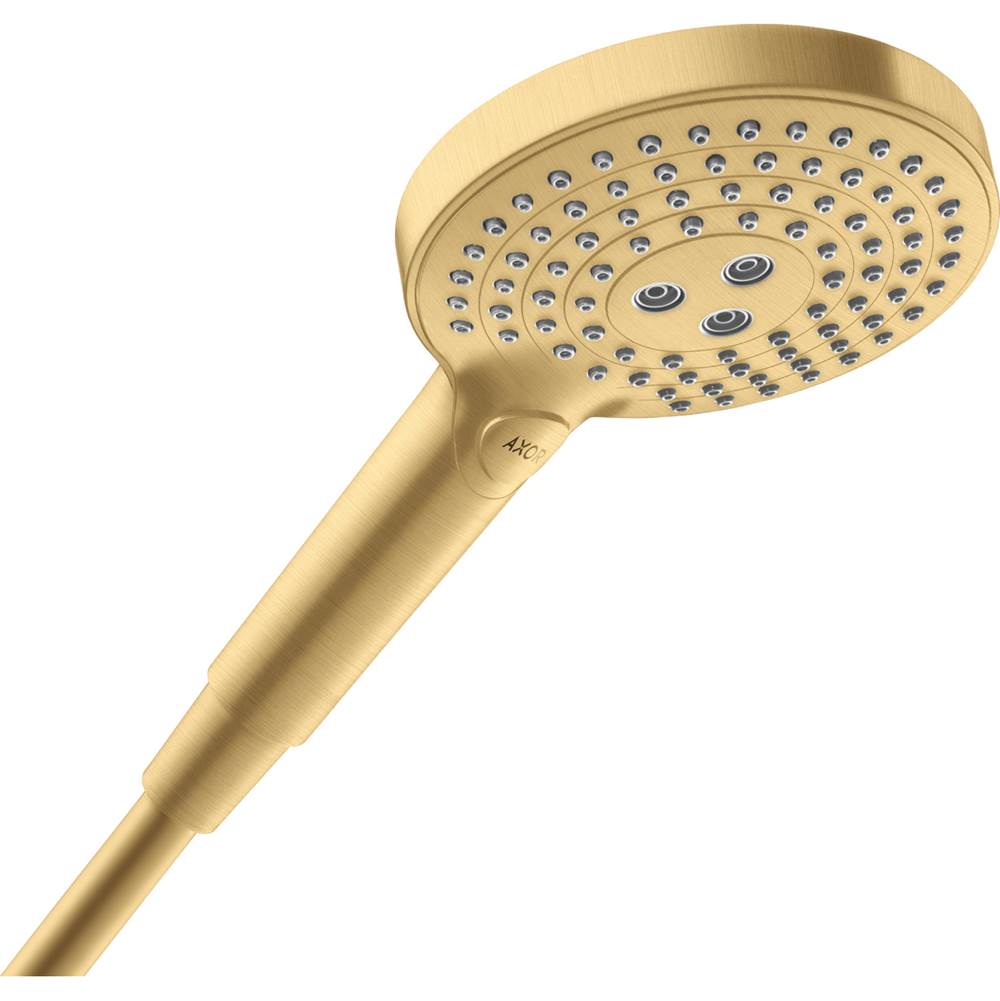 Henry Kitchen and BathAxorShowerSolutions Handshower 120 3-Jet, 1.75 GPM in Brushed Gold Optic