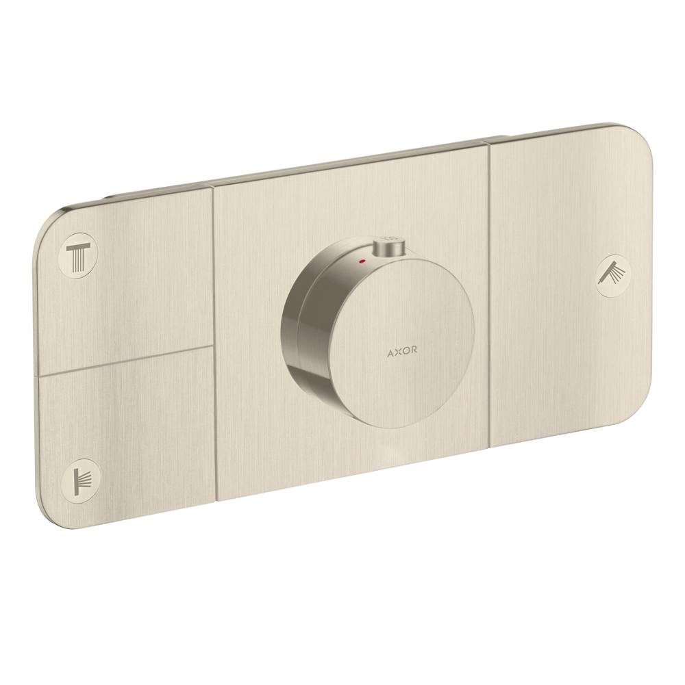 Henry Kitchen and BathAxorONE Thermostatic Module Trim for 3 Functions in Brushed Nickel