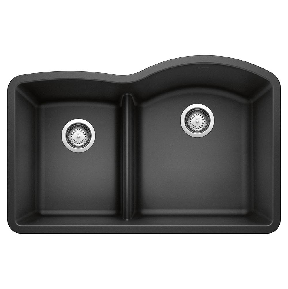 Henry Kitchen and BathBlancoDiamond 1-3/4 Low Divide Reverse - Anthracite