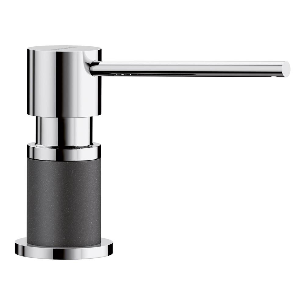 Henry Kitchen and BathBlancoLato Soap Dispenser - Chrome/Anthracite