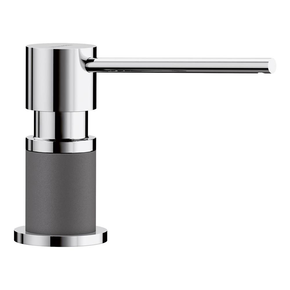 Henry Kitchen and BathBlancoLato Soap Dispenser - Chrome/Cinder