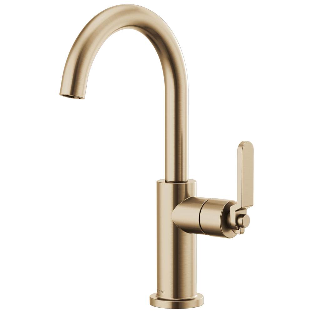 Henry Kitchen and BathBrizoLitze® Bar Faucet with Arc Spout and Industrial Handle Kit