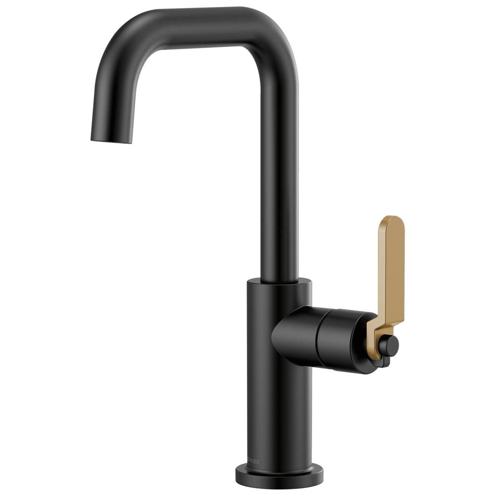 Henry Kitchen and BathBrizoLitze® Bar Faucet with Square Spout and Industrial Handle Kit