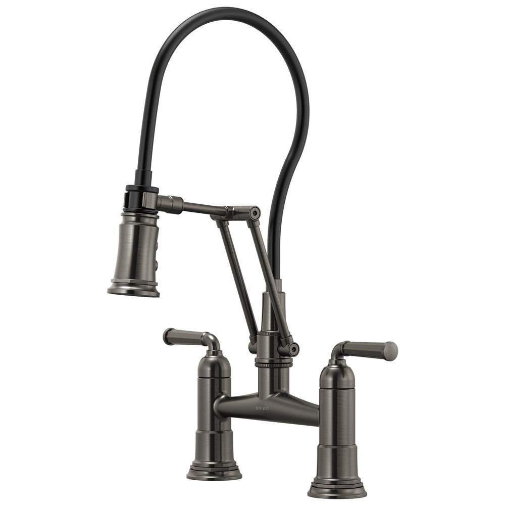 Henry Kitchen and BathBrizoRook® Articulating Bridge Faucet