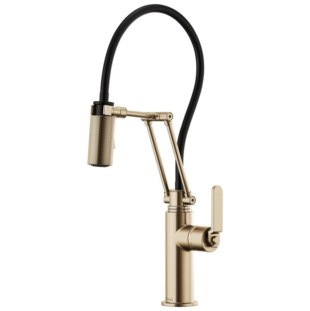 Henry Kitchen and BathBrizoLitze® Articulating Faucet with Industrial Handle