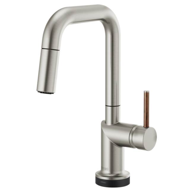 Henry Kitchen and BathBrizoOdin® SmartTouch® Pull-Down Prep Kitchen Faucet with Square Spout - Less Handle