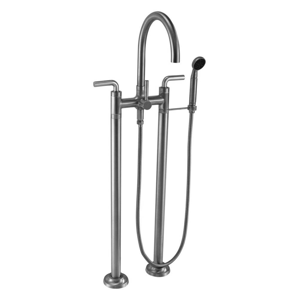 Henry Kitchen and BathCalifornia FaucetsIndustrial Floor Mount Tub Filler - Arc Spout