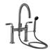 California Faucets - 1008-80W.20-USS - Deck Mount Tub Fillers