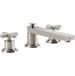 California Faucets - 4508X-SN - Roman Tub Faucets With Hand Showers