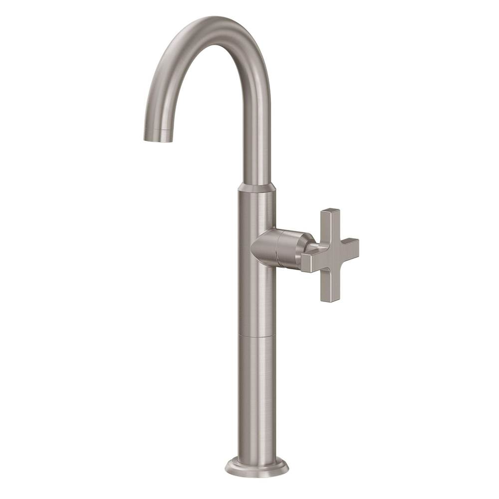 California Faucets Single Hole Bathroom Sink Faucets item 4509X-2-BLKN