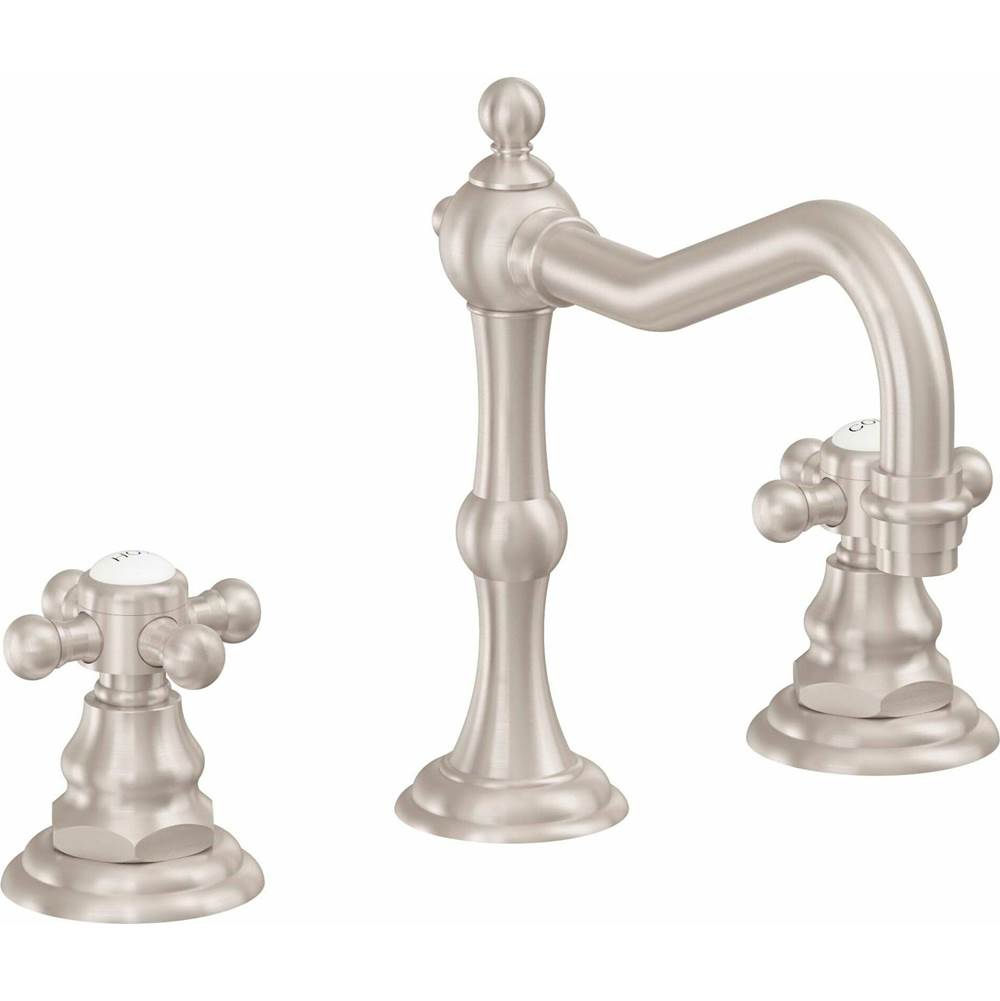 Henry Kitchen and BathCalifornia Faucets8'' Widespread Lavatory Faucet with Completely Finished ZeroDrain