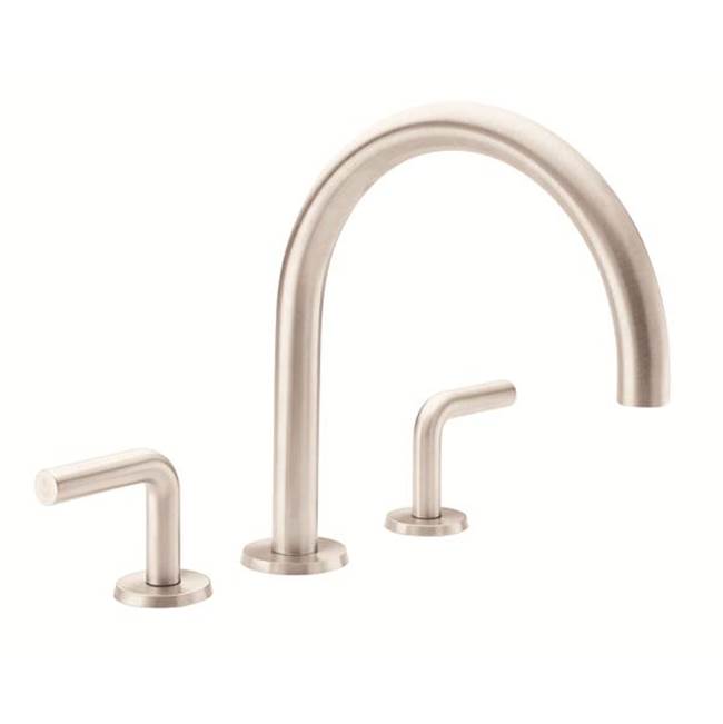 California Faucets  Roman Tub Faucets With Hand Showers item 7508-MWHT