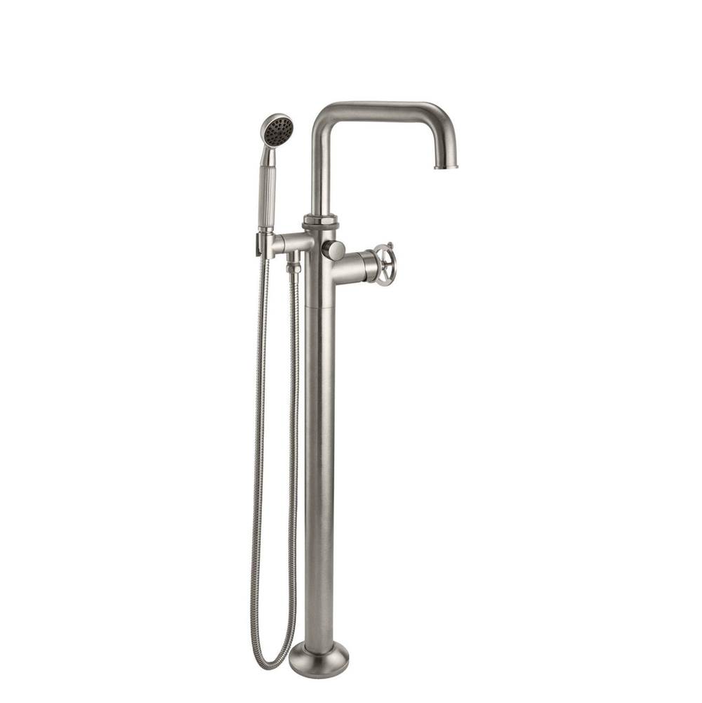 Henry Kitchen and BathCalifornia FaucetsSingle Hole Floor Mount Tub Filler- Wheel Handles