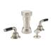 California Faucets - 3004F-MBLK - Widespread Bathroom Sink Faucets