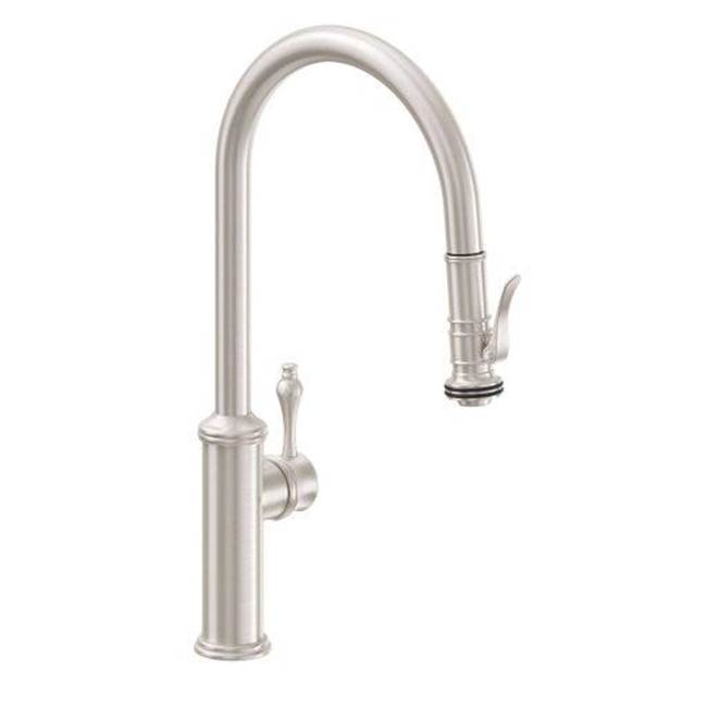 California Faucets Pull Down Faucet Kitchen Faucets item K10-100SQ-35-MBLK