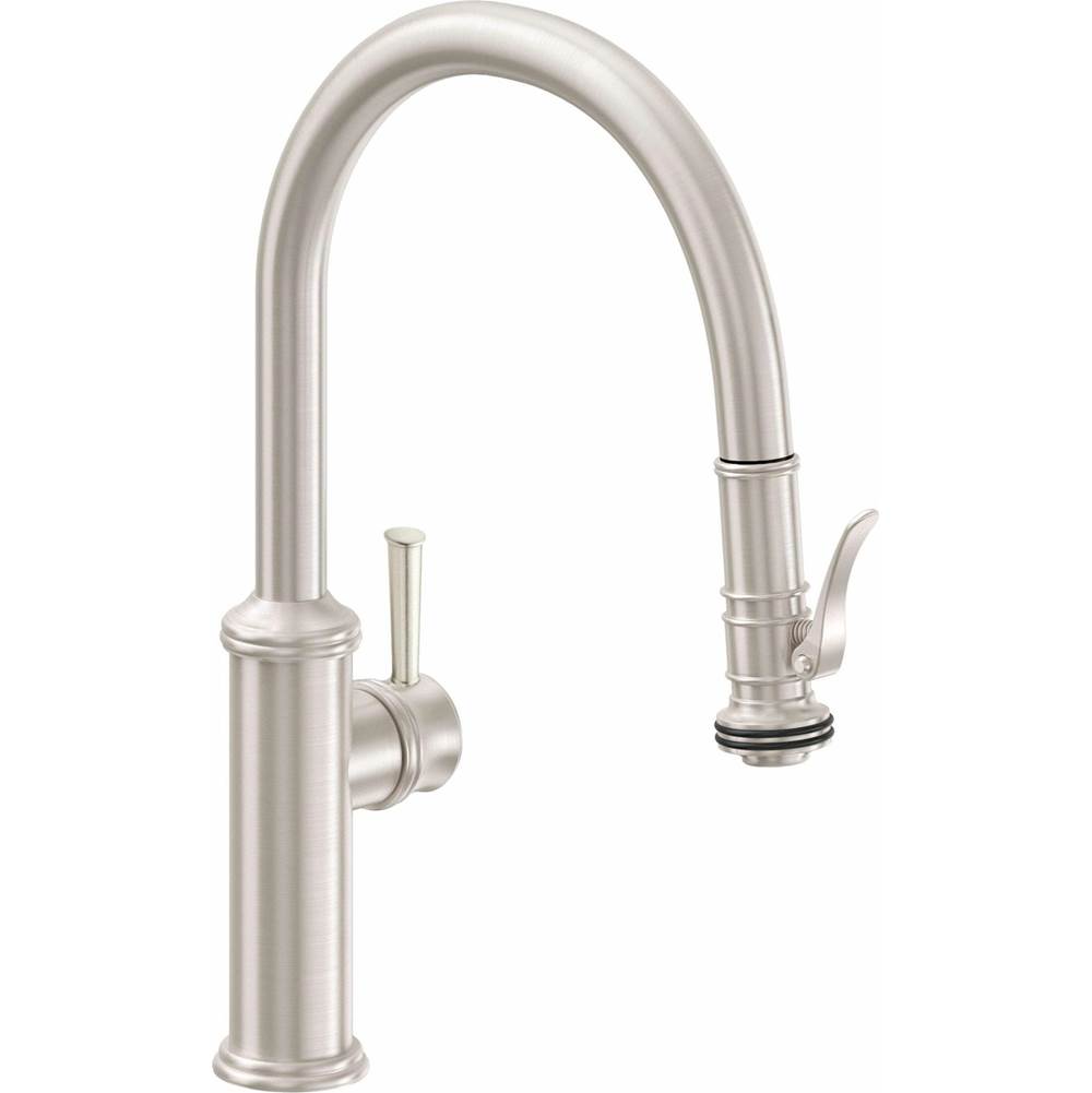 California Faucets Pull Down Faucet Kitchen Faucets item K10-102SQ-48-SC