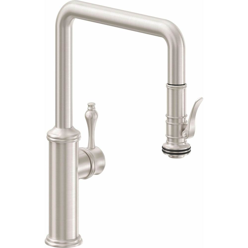 California Faucets Pull Down Faucet Kitchen Faucets item K10-103SQ-35-SN