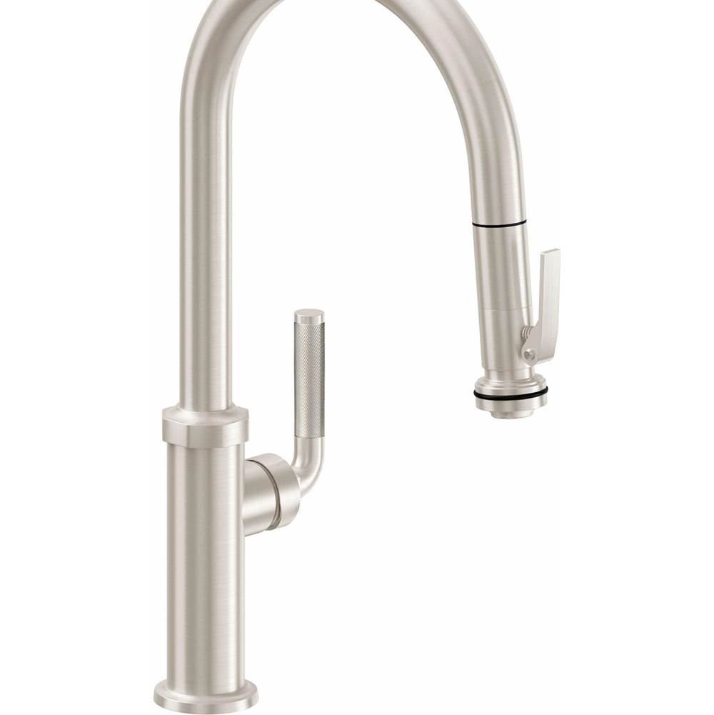 Henry Kitchen and BathCalifornia FaucetsPull-Down Kitchen Faucet with Squeeze or Button Sprayer  - High Arc Spout