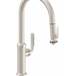 California Faucets - K30-100SQ-SL-GRP - Pull Down Kitchen Faucets