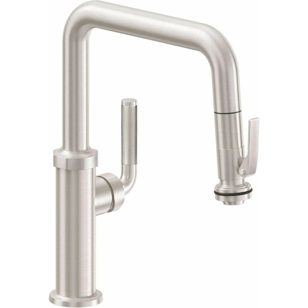California Faucets Pull Down Faucet Kitchen Faucets item K30-103SQ-SL-MWHT