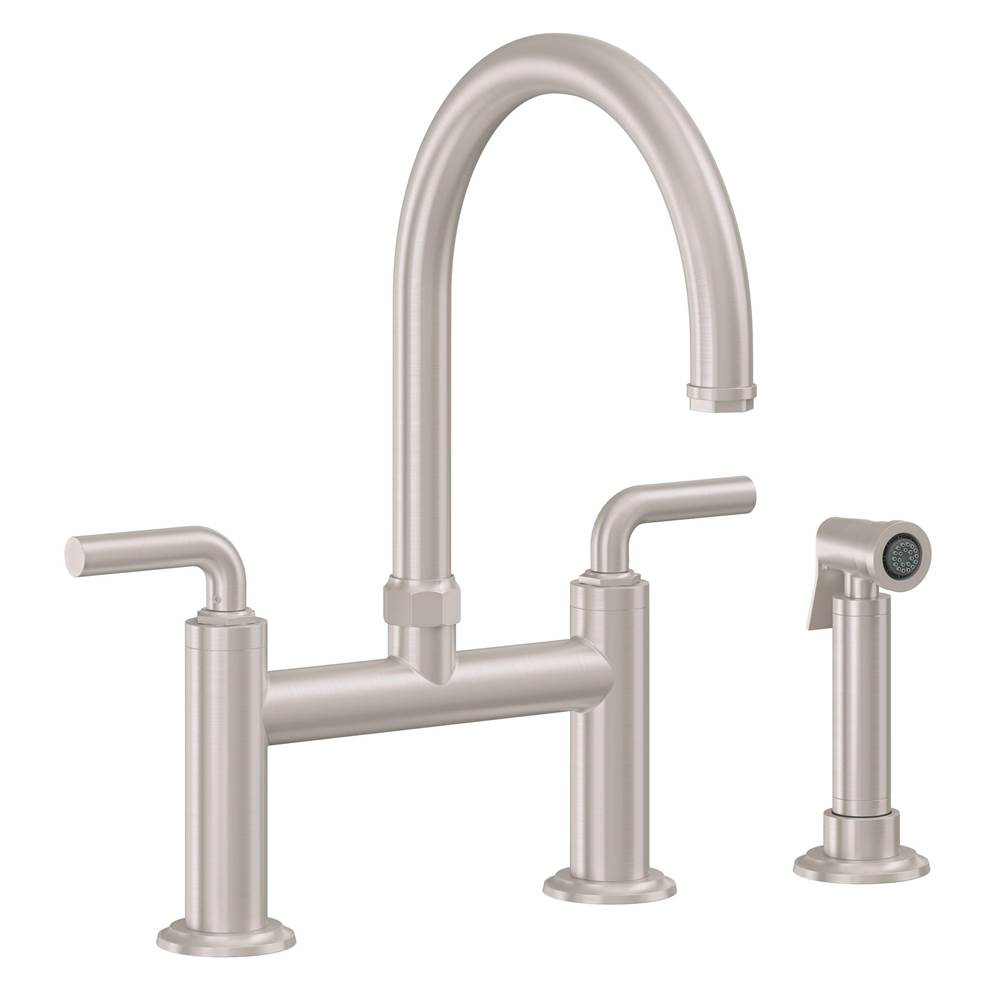 California Faucets Bridge Kitchen Faucets item K30-120S-SL-GRP
