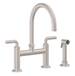 California Faucets - K30-120S-SL-SN - Bridge Kitchen Faucets