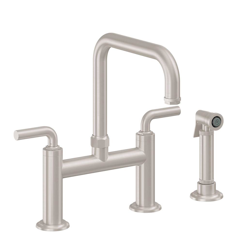 Henry Kitchen and BathCalifornia FaucetsBridge Kitchen Faucet with Sidespray - Quad Spout