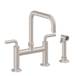 California Faucets - K30-123S-SL-SN - Bridge Kitchen Faucets