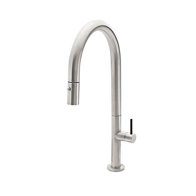 Henry Kitchen and BathCalifornia FaucetsPull-Down Kitchen Faucet with Button Sprayer  - High Arc Spout