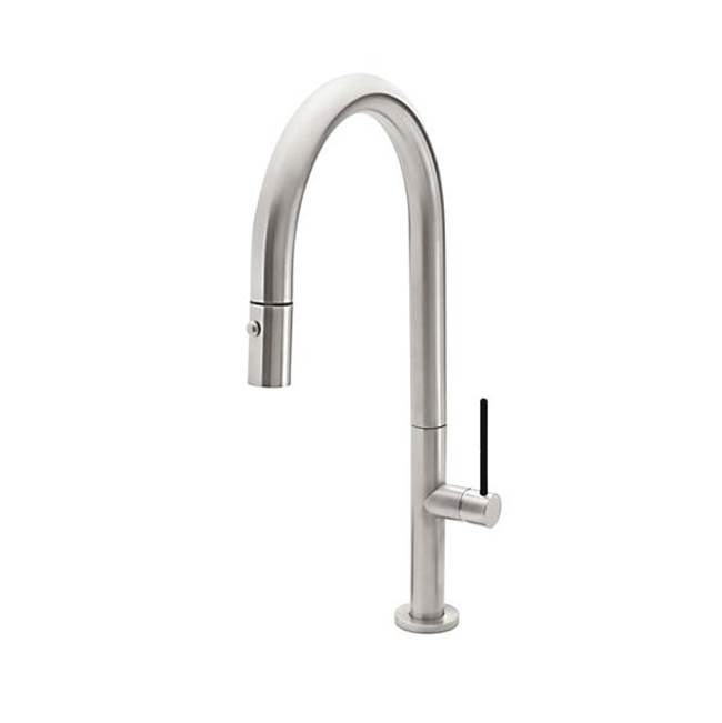 Henry Kitchen and BathCalifornia FaucetsPull-Down Kitchen Faucet with Button Sprayer  - High Arc Spout