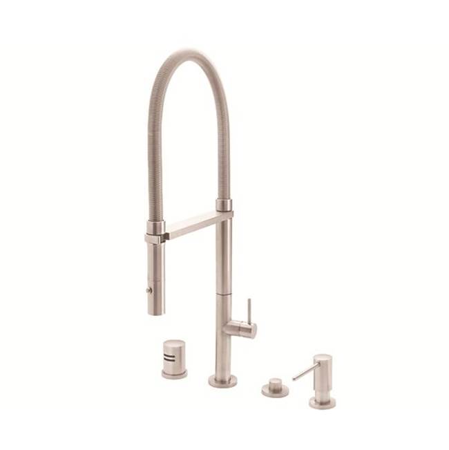 California Faucets Pull Out Faucet Kitchen Faucets item K50-150-SST-LPG