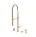 California Faucets - K50-150-SST-BNU - Pull Out Kitchen Faucets